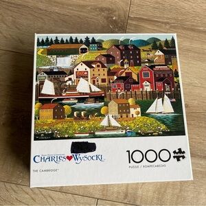 Charles Wysocki Puzzle The Cambridge 1000 piece complete